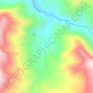 Santos topographic map, elevation, terrain