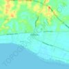 Merlimau topographic map, elevation, terrain