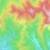 Castelpoggio topographic map, elevation, terrain