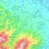 Borzano topographic map, elevation, terrain