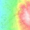 As Suwayda topographic map, elevation, terrain