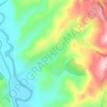 Brătila topographic map, elevation, terrain