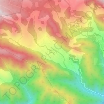 Mokhva topographic map, elevation, terrain