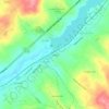Langley topographic map, elevation, terrain