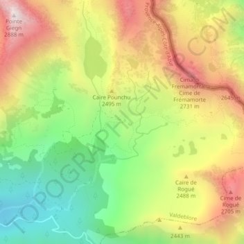 Camp Soubran topographic map, elevation, terrain