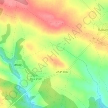 Monte Junto topographic map, elevation, terrain