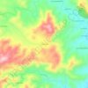 Los Dioses topographic map, elevation, terrain