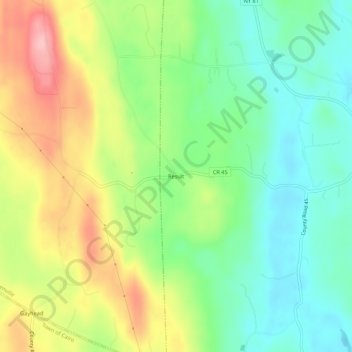 Result topographic map, elevation, terrain
