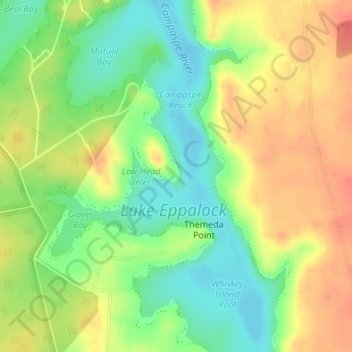 Low Head topographic map, elevation, terrain