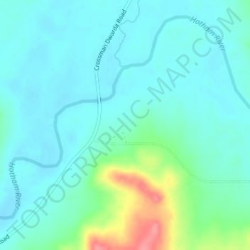 Dwarda topographic map, elevation, terrain