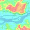 Adyar topographic map, elevation, terrain