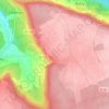 Le-Chêne-La-Reine topographic map, elevation, terrain