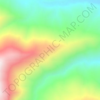 Uzun Burun topographic map, elevation, terrain