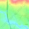 Molly Barry Cross Roads topographic map, elevation, terrain