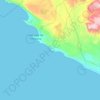 Isla Lobos topographic map, elevation, terrain