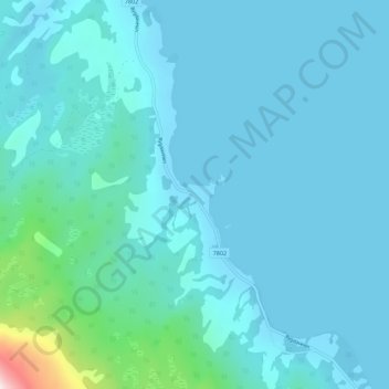 Dyrstad topographic map, elevation, terrain