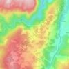Trinta topographic map, elevation, terrain