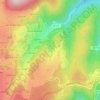 Les Granges topographic map, elevation, terrain