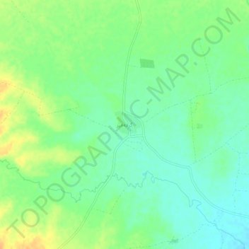 Gir Faqir topographic map, elevation, terrain
