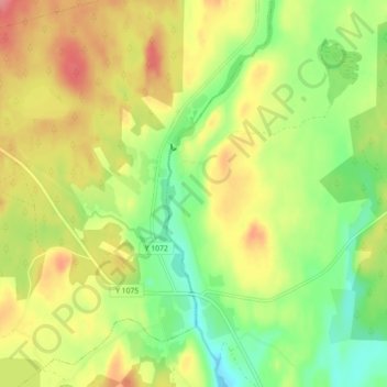 Gidböle topographic map, elevation, terrain