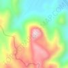 Mount Tozer topographic map, elevation, terrain