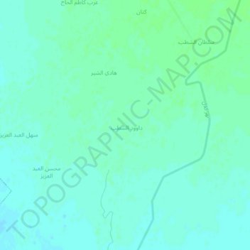 David the write off topographic map, elevation, terrain