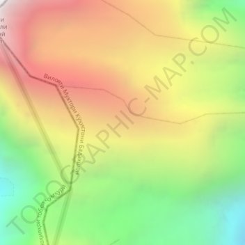 Pamir Mountains topographic map, elevation, terrain