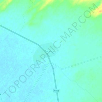 Fatehgarh topographic map, elevation, terrain