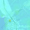 Kuala Sungai Buloh topographic map, elevation, terrain