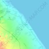 Sohar topographic map, elevation, terrain