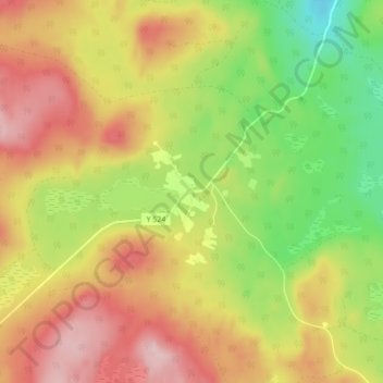 Lillmörtsjön topographic map, elevation, terrain