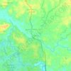 Kutupalong topographic map, elevation, terrain