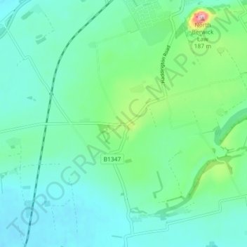 Kingston topographic map, elevation, terrain