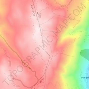 Suido topographic map, elevation, terrain