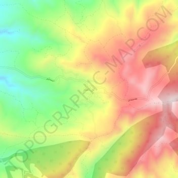 Aq Imam topographic map, elevation, terrain