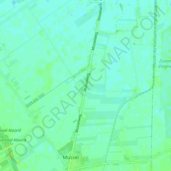 Zaadstukken topographic map, elevation, terrain