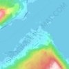 Fjelldal topographic map, elevation, terrain