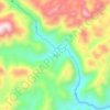 卡纳 topographic map, elevation, terrain