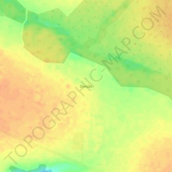 Divisão topographic map, elevation, terrain