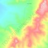 Kızılcakışla topographic map, elevation, terrain