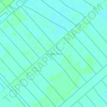 Sumber Rejo topographic map, elevation, terrain