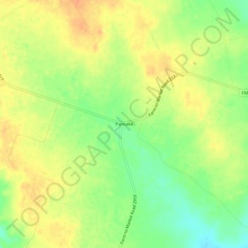 Pancake topographic map, elevation, terrain