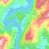 Cortegada topographic map, elevation, terrain