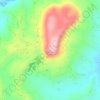 Karĩma Hill topographic map, elevation, terrain