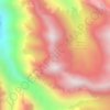 Paramo De Las Hermosas topographic map, elevation, terrain
