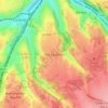 Old Coulsdon topographic map, elevation, terrain