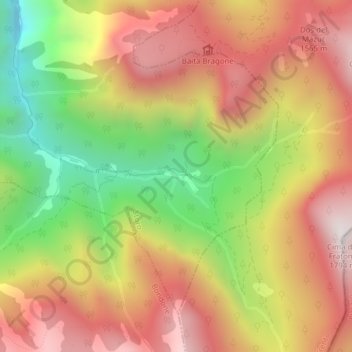 Lorina topographic map, elevation, terrain