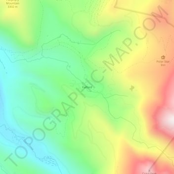 Fulford topographic map, elevation, terrain