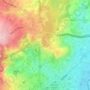 Area 2 topographic map, elevation, terrain