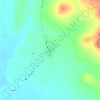 Licenciado Matienzo topographic map, elevation, terrain